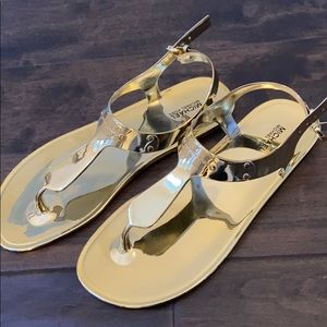 Brand new Michael kors sandals. Summer/ gold
